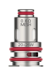 The GTX 0.6Ω Mesh Coil, offering a loose MTL draw with excellent flavor, great for a professional vape setup.